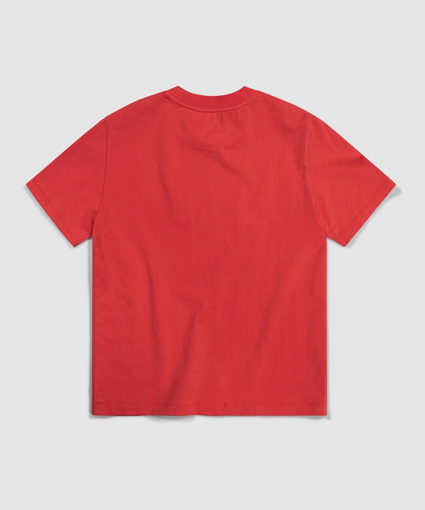 Keulaeki [Women] Basic Logo Tee_Red [Kr265Pwt404]
