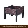 Multi-layer Space-saving Rectangular Planter Box for Indoor/Outdoor Vegetable Gardening