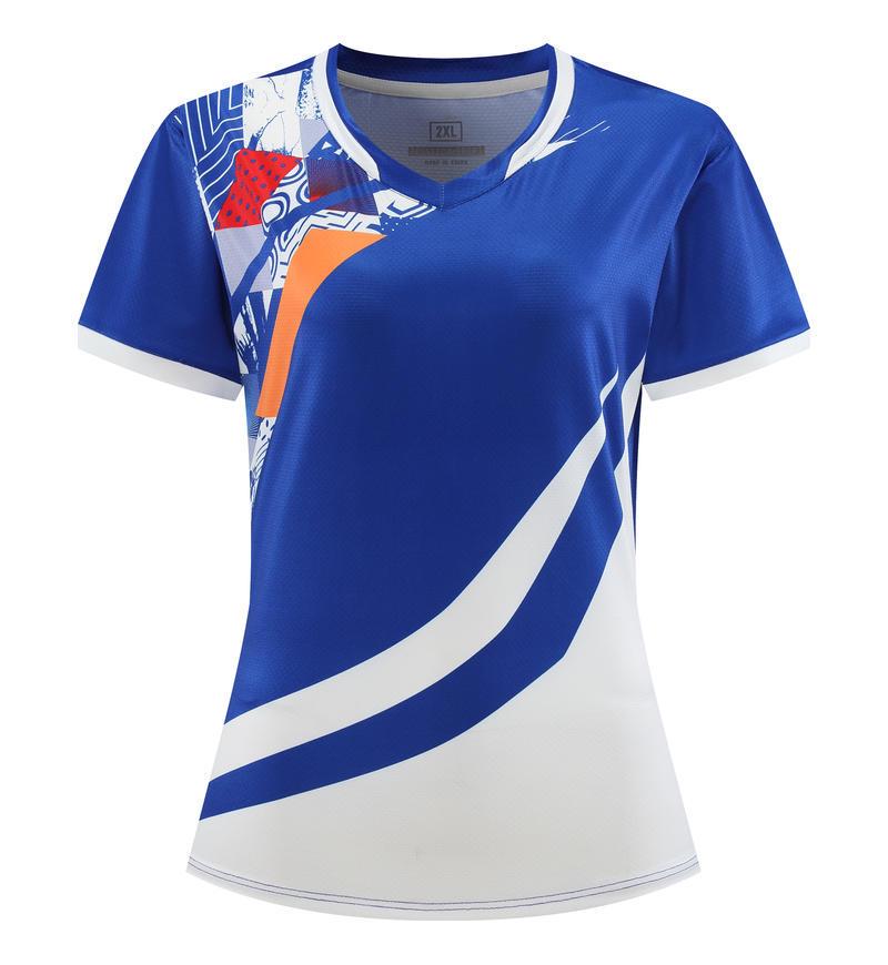 Men's & Women's Sports Badminton & Volleyball Training Set - Breathable Short Sleeve Team Uniform