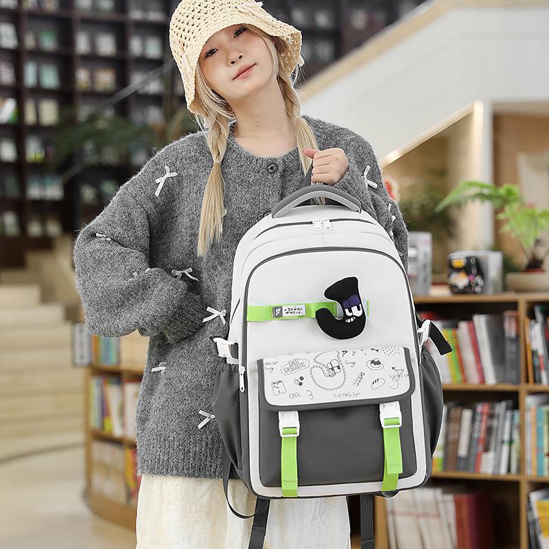 Student Light Schoolbag Grade 3-6 Large Capacity Backpack For Boys Girls Ridge Protection Backpack