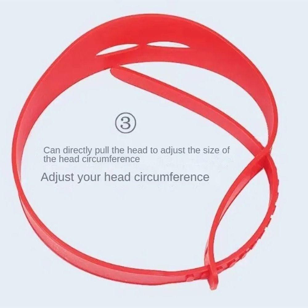 Curved Headband Adjustable Haircut Template Colorful DIY Hair Cutting Guide Band Arc-shaped Silicone Hair Trimming Ruler Man