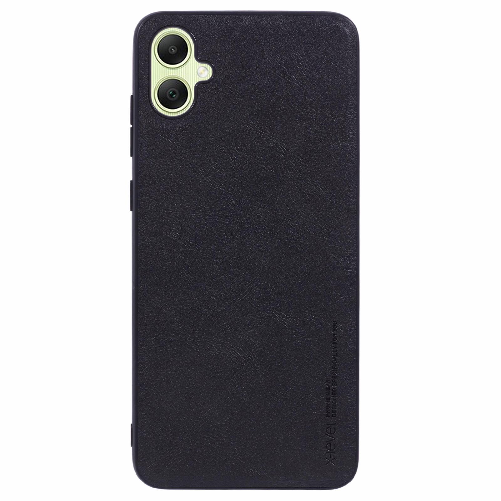 

Bojue-3 Series For Samsung Galaxy A05 4G Case Anti-Scratch Leather Back Phone Cover Black