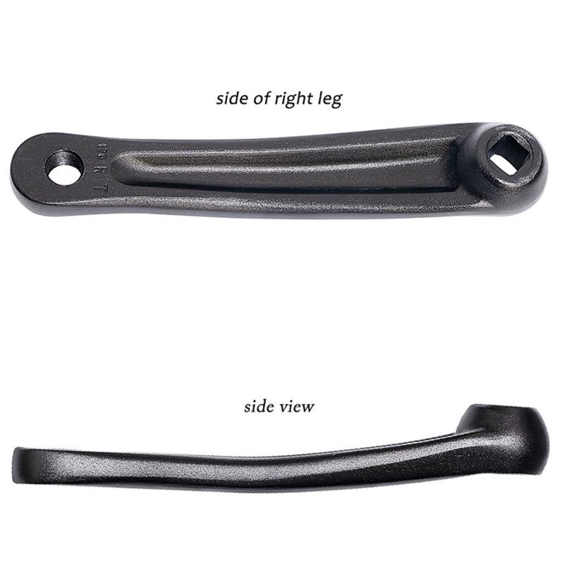 Professional Light & Right 170mm Bike Crank Arm Aluminum Alloy Single Speed Crankset for Bicycle Mountain Road Bikes