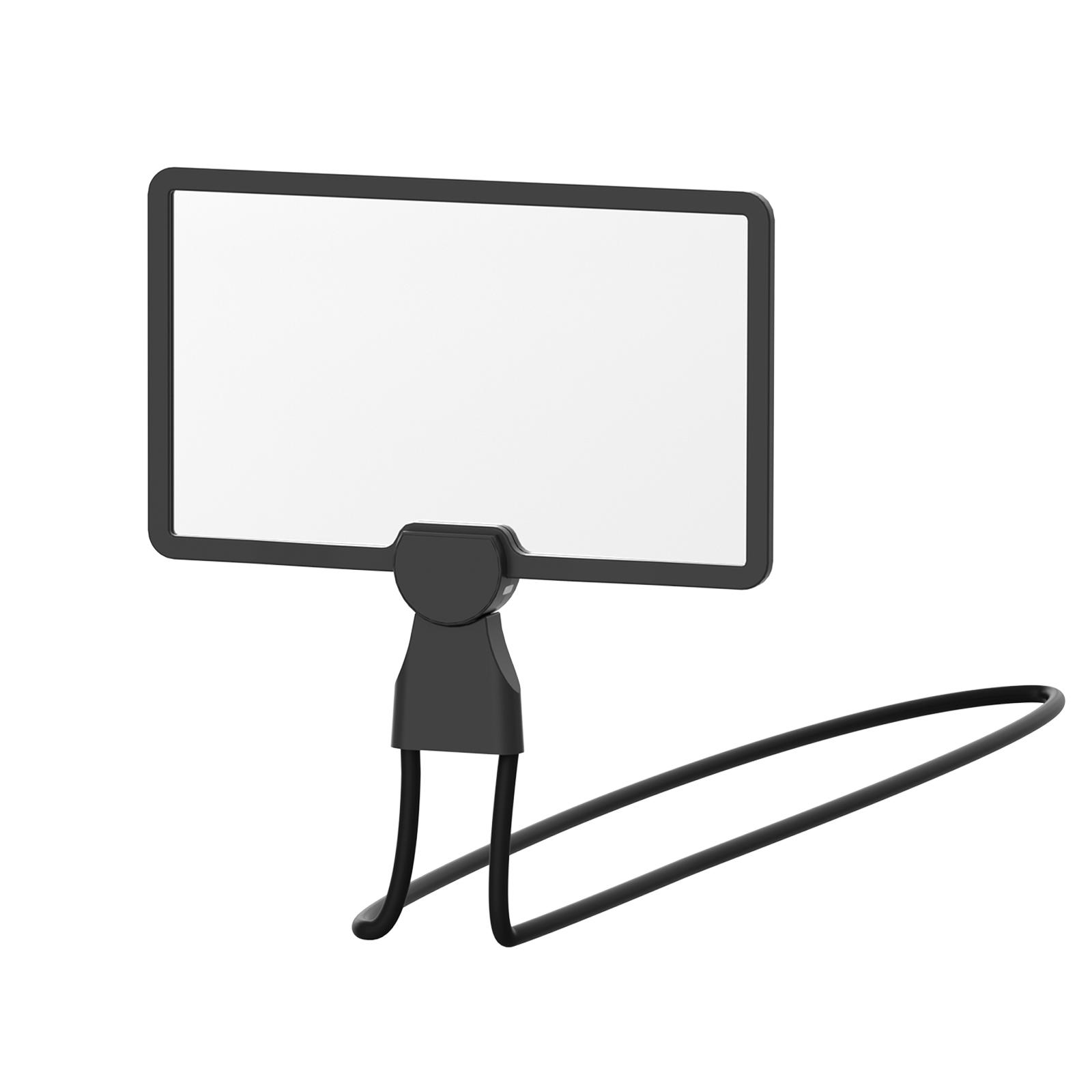 

Magnifying glass handheld neck hanging 2-in-1 reading desktop multifunctional elderly reading and newspaper reading 2x&Other чорний