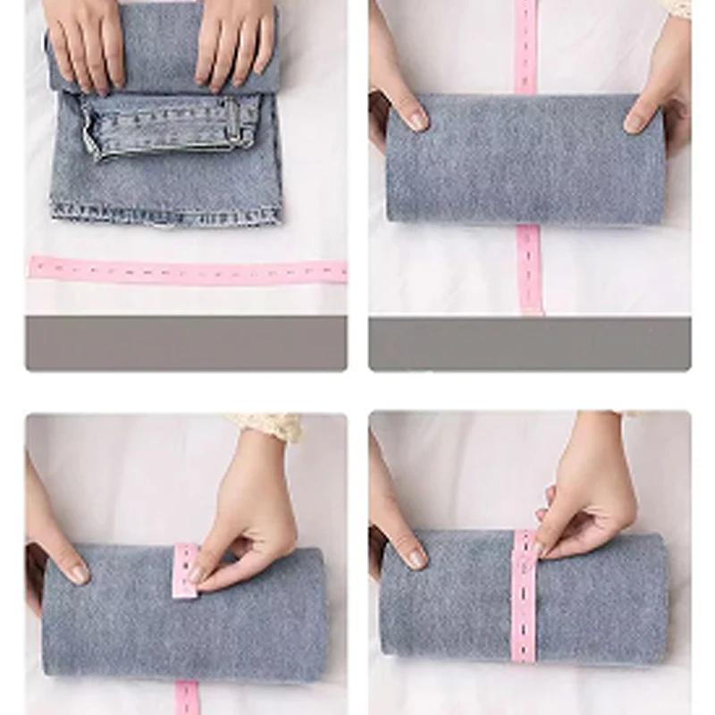 50/20/10Pcs Bed Sheet Organizer Bands Elastic Band, Roll-up Adjustable Clothing Storage Strap with Button, Luggage Space Saver