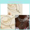 Oceaninspired Pearl Shell Necklace Handcrafted Geometric Style Female Jewelry