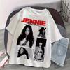 JENNIE WomenS Retro Hong Kong Style Black  White Photo Print TShirt Summer Unisexs and Womens Loose and Breathable Tshirt Top