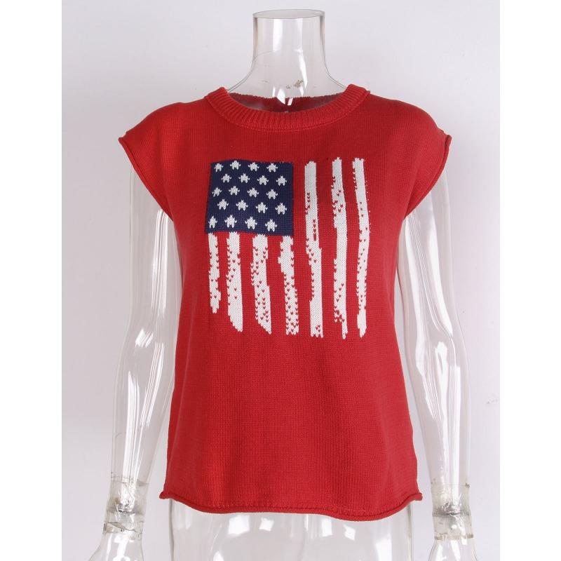 Women's Fall and Winter Solid Color Knit Casual Short-sleeved Sweater