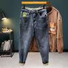 Clearance Vintage Straight Loose Thickened Casual Jeans for Men, New Trendy Brand Long Pants for Spring, Autumn, and Winter