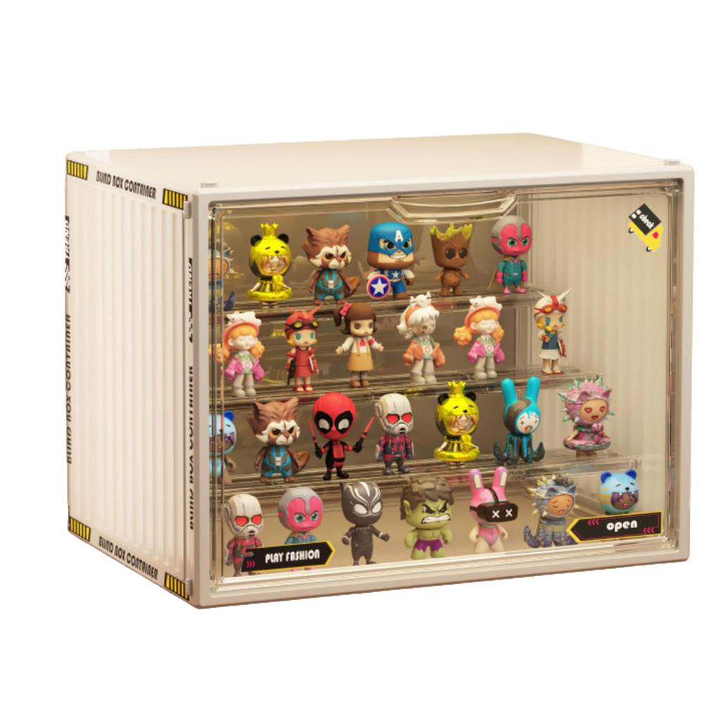 AP LAB Figure Clear Display Transparent Collection Freestanding Storage for Acrylic Easy Gunpla Large Case, Case, Stands, Dustproof, Assembly,