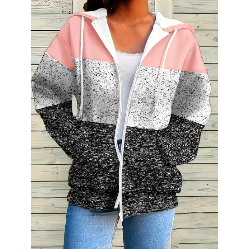 Kadın Sonbahar ve Kış Fermuarlı Sweatshirt