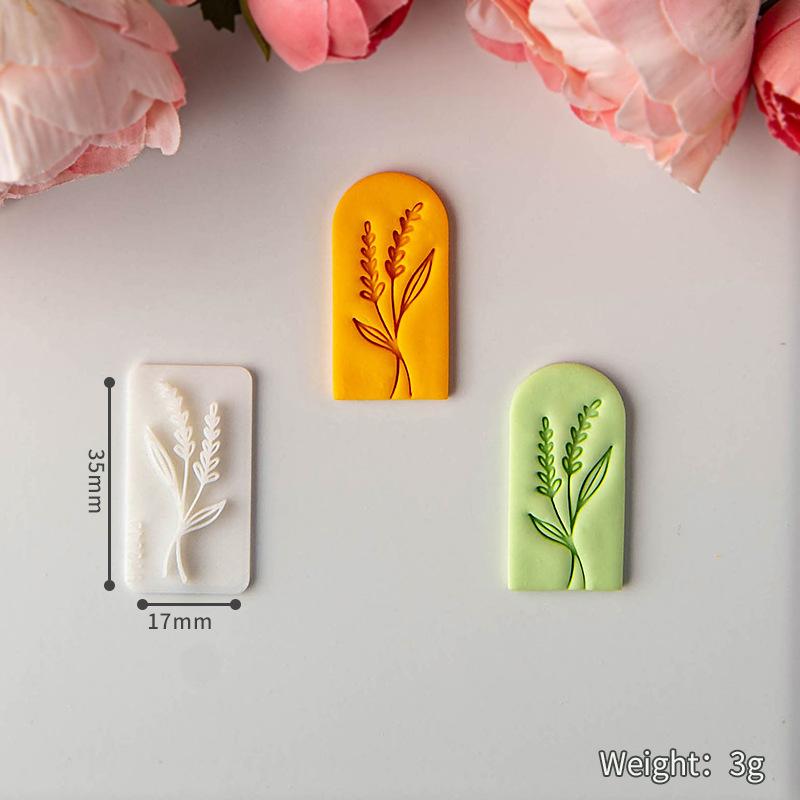 Fresh Flower Clay Soft Pottery Earrings Molds Are Suitable for Making Handmade Diy Jewelry Pendants Polymer Clay Tools