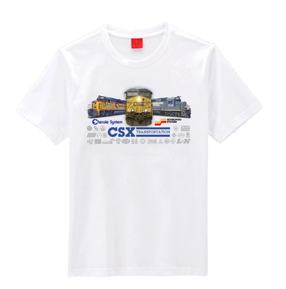 CSX Heritage-Seaboard System and Chessie System Railroad Train T-shirts S