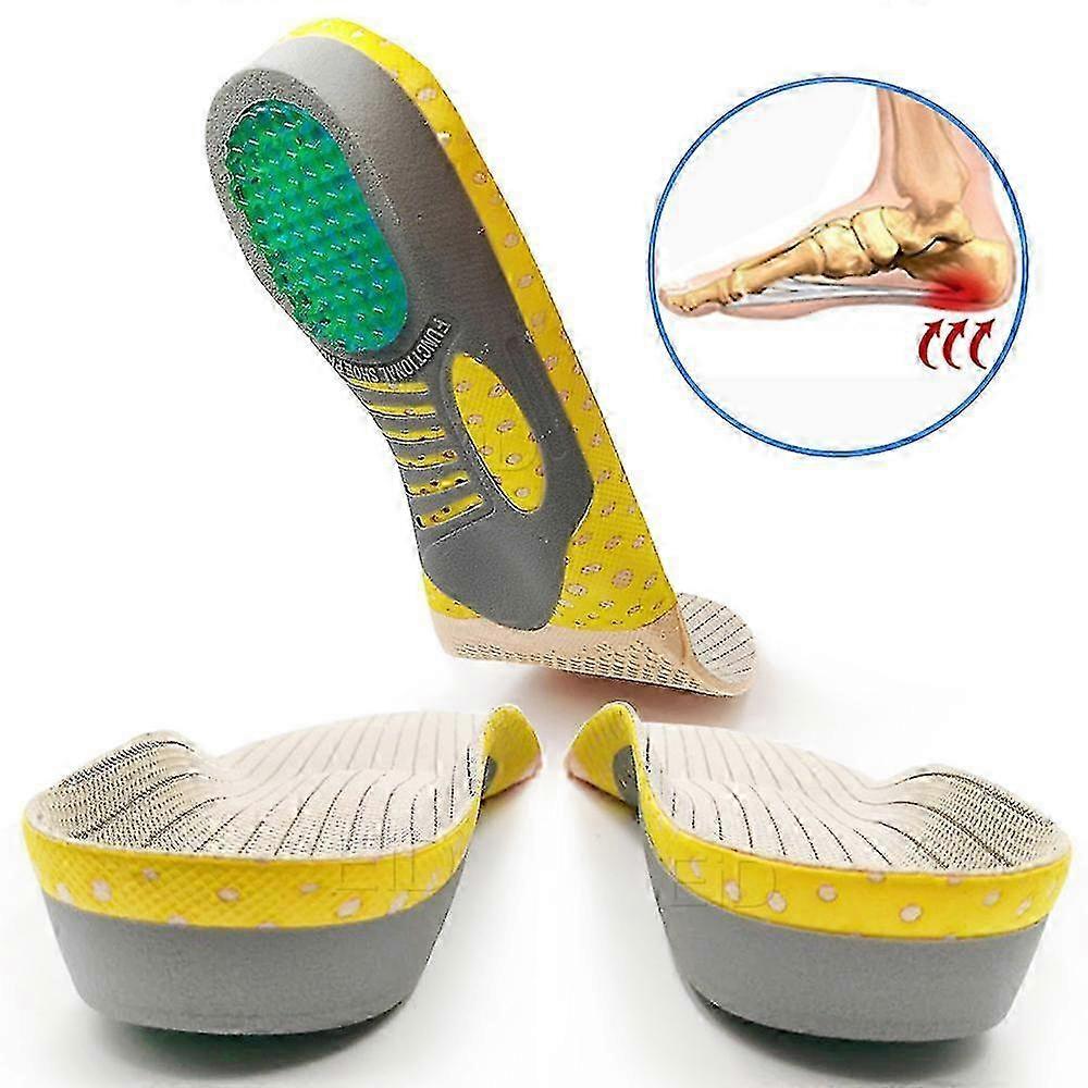 Premium Orthotic Gel Insoles Orthopedic Flat Foot Health Sole Pad For Shoes Insert Arch Support Pad For Plantar Fasciitis Unisex