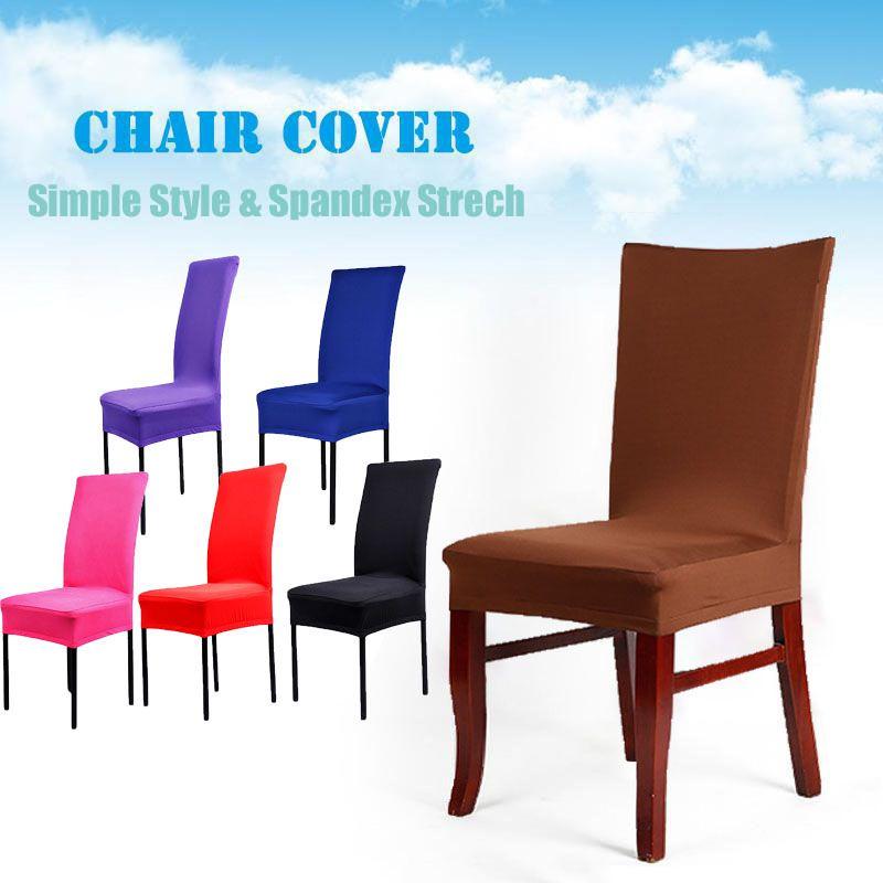 Premium Stretch Spandex Dining Room Chair Cover For Elegant Furniture Decor