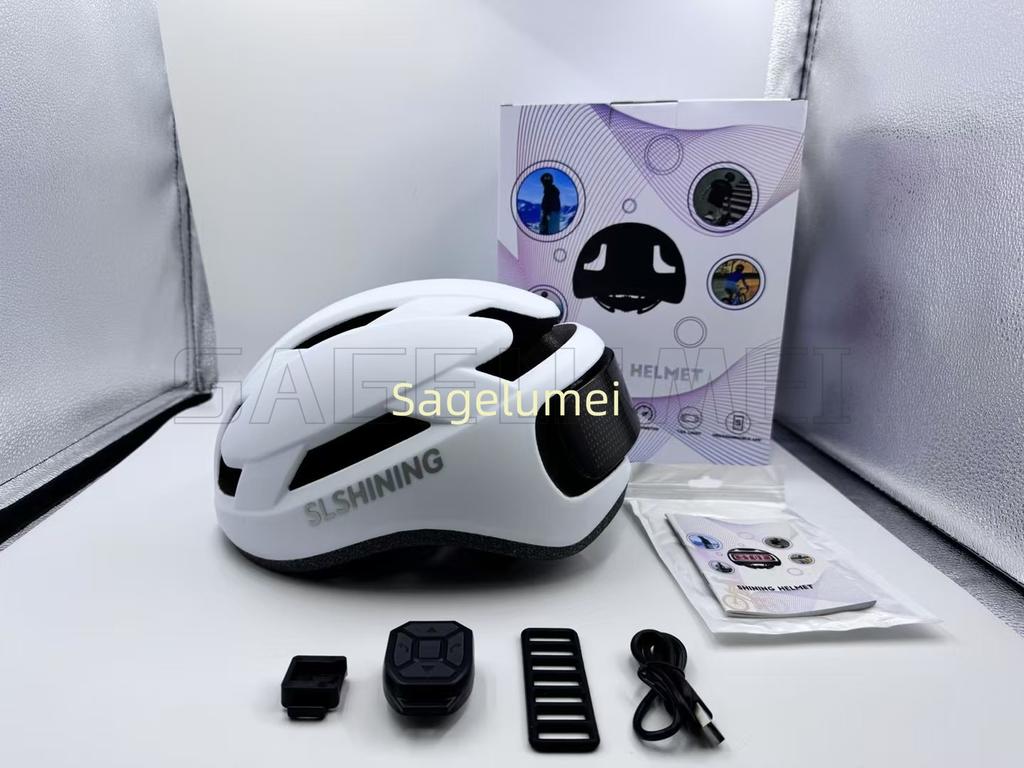 LED Bike Helmet with LED Display Screen Taillight Smart APP Control Bicycle Helmet Road MTB Cycling Helmets Turn Signals Remote