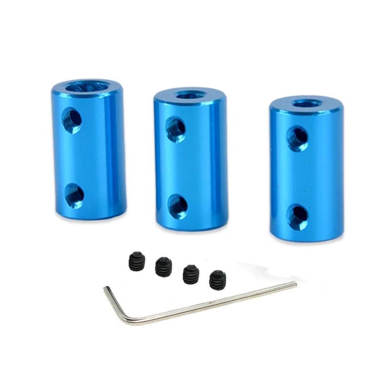 1Pcs D14 D16 L25 Aluminum Alloy Coupling Motor Shaft Connector Sleeve 4/5/6/6.35/7/8/10mm Transmission Coupling Shock Absorption