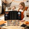 Giochi di Festa in Famiglia Calendario dell'Avvento di Halloween 2026, Scatola Conto alla Rovescia di 24 Giorni con Figure Festive 3D, Set di Giocattoli Spettrali da Collezione per Bambini, Regalo