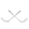 Hockey Pucks Display Holder Acrylic Transparent W Shaped 3 Puck Stand for Autographed Collectors Sports Memorabilia