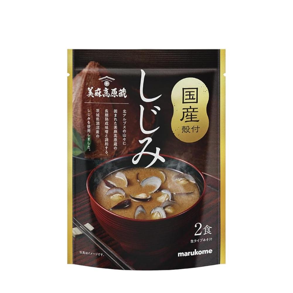 Marukome Shijimi Instant Soup with Aged Miso (2 servings)