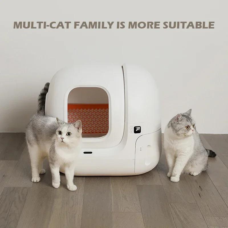 Intelligent MAX Electric Cat Litter Box - Deodorization, Automatic Waste Removal, Suitable for Large Cats