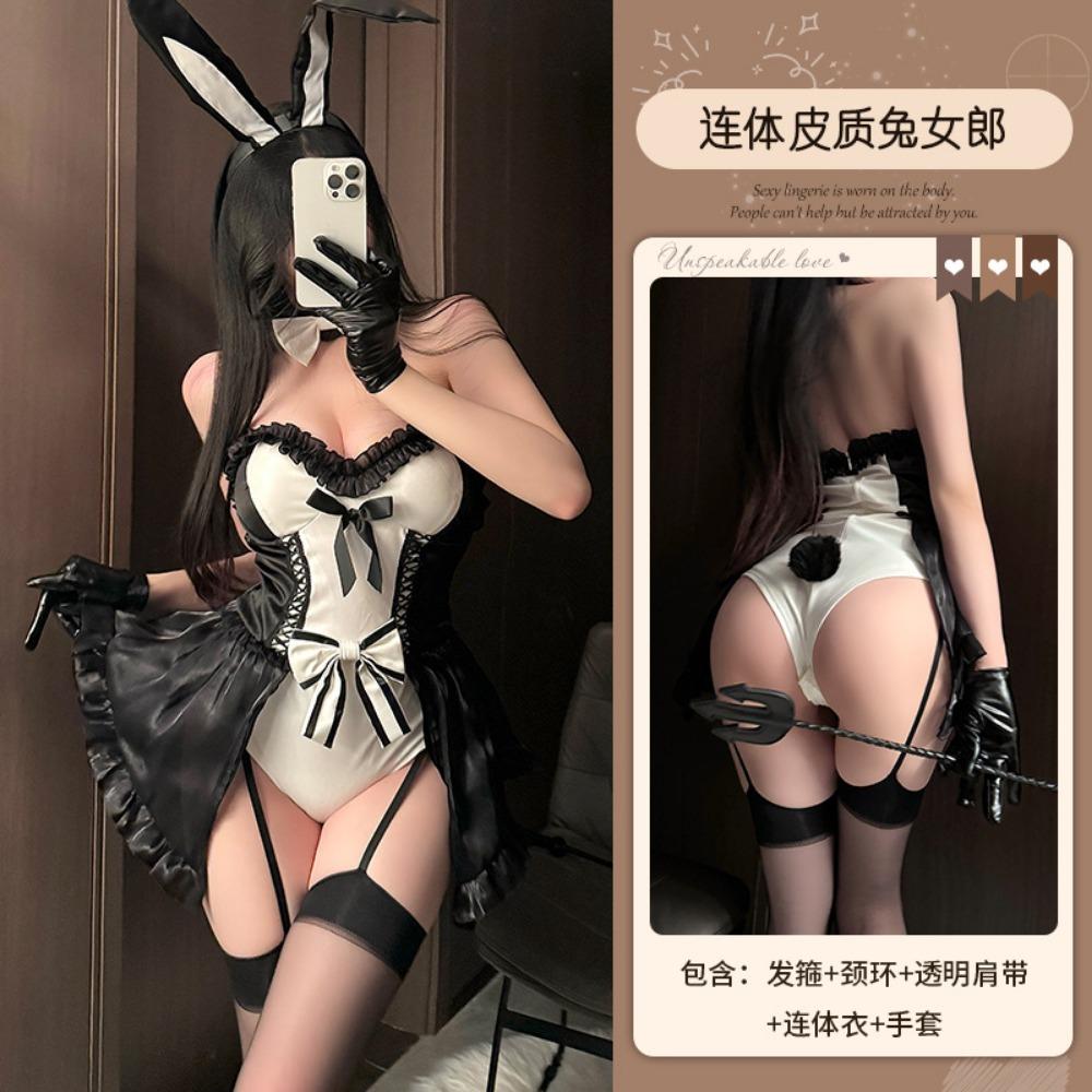 Xianyi Erotic Underwear Halloween Pure Desire Bunny Uniform Temptation Sexy Small Chest Free Suit Qqny599