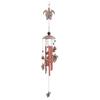 Clopoței de vânt metalici Decor exterior Broască țestoasă retro Maro Ornament suspendat Copaci Garduri Grădini Dormitoare clopoțel de vânt sunete melodioase
