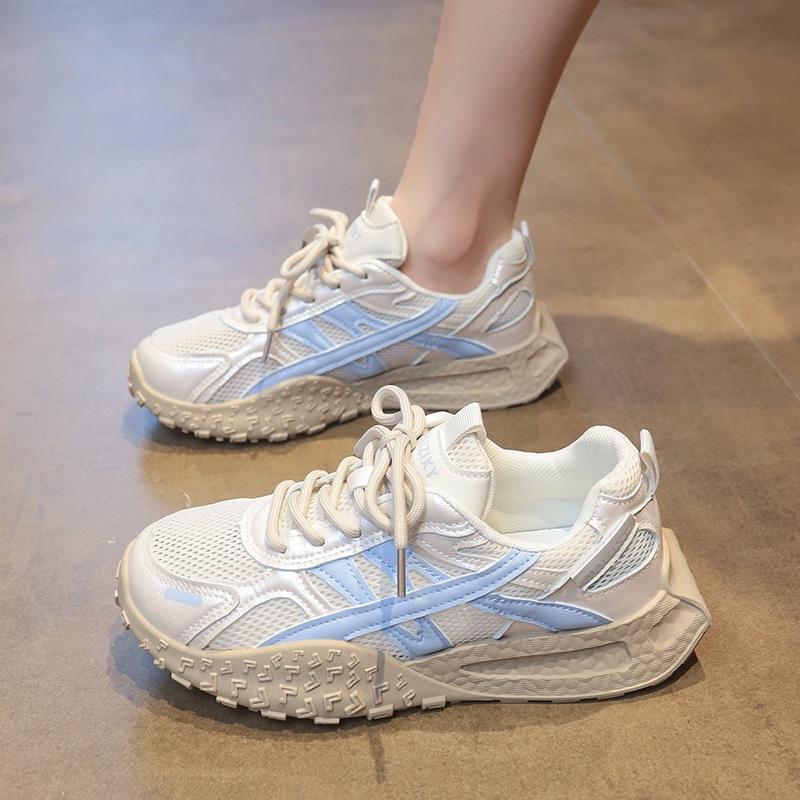 

Shoes women s 2025 new popular little white shoes women s summer breathable mesh casual sports shoes women s shoes dad shoes 40