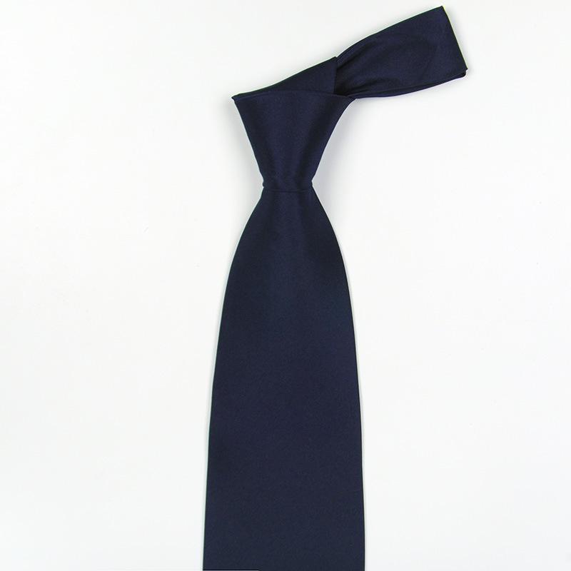 Men's Easy-Pull Zipper Formal Business Suit with High-Quality Blue, Red, and Black 10cm Tie