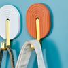 2pcs Towel Hook Self Adhesive Hooks Wall Hooks Stick for Bathroom Kitchen Strong Adhesion High Bearing Capacity Drill
