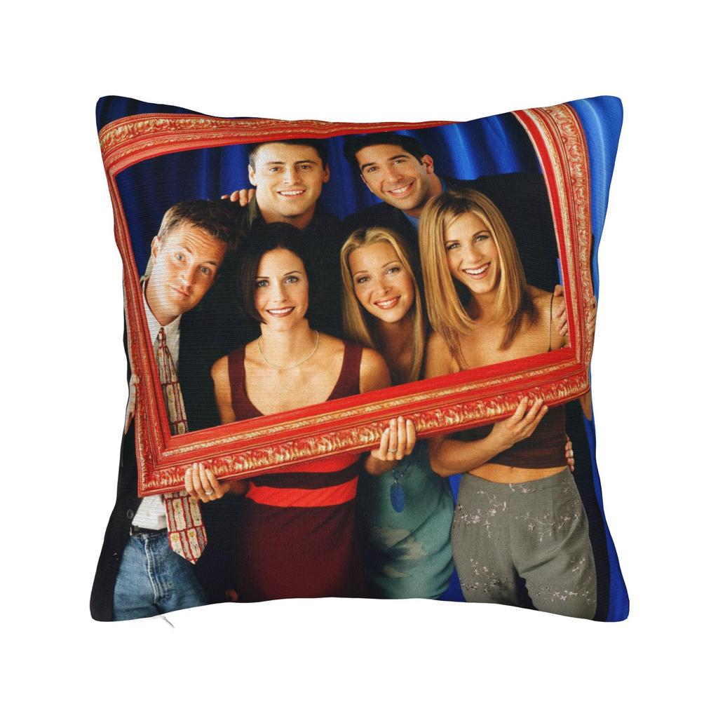 Friends Tv Show Pillowcase Soft Fabric Cushion Cover Decoration Throw Pillow Case Cover Seat Dropshipping 40*40Cm
