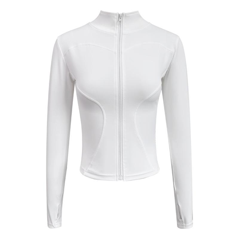 Lulu Women's Slimming Long-Sleeve Stand Collar Cardigan for Yoga, Running, Training & Fitness