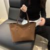 Large capacity woven bag women's retro versatile shoulder underarm bag portable tote bag