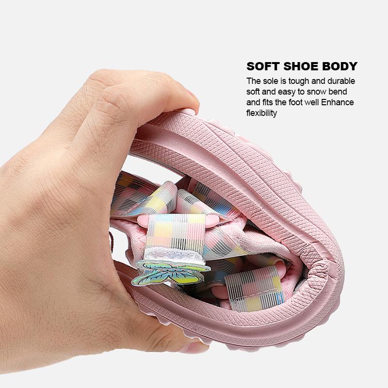 Summer Children Sandals Shoes Boys Girls Toddler Soft Non-Slip Baby Cute Pearl Princess Dance For Kids Student Outdoor Beach