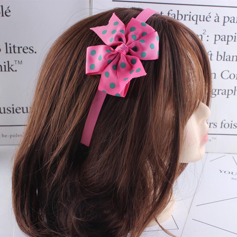 Korean Style Transparent Bow Headband for Children - Cartoon Hair Accessories for Girls