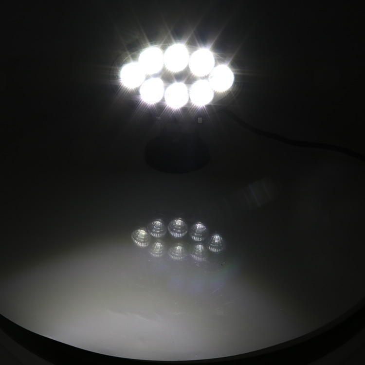 24W LED-Arbeitsscheinwerfer für Auto LKW Offroad Motorrad Scheinwerfer Ovale Form