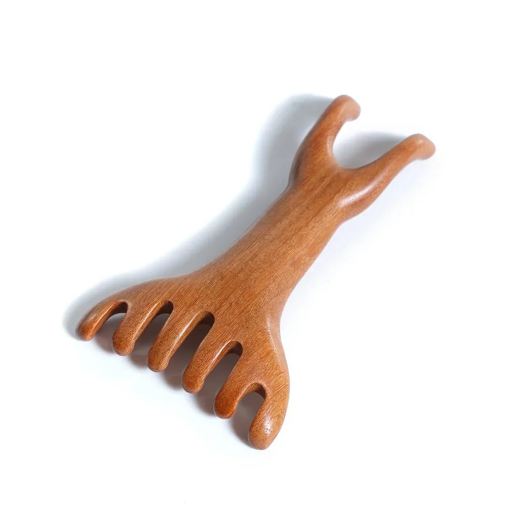 Head Meridian Massage Comb Massage Gua Sha Tools,Professional Lymphatic Drainage Tools,Wood Therapy Massage Tools for Back,Legs