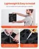 3D Wall Panels 33-Pack 11.81x11.81'' PVC 32 Sq.Ft Coverage Diamond Black