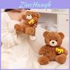 Adorable Honey Jar Bear Plush Toy Soft Stuffed Animal For Kids Birthday Gift