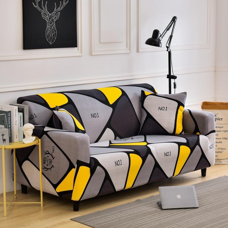 Full Cover Fabric Combination Anti Slip Cover Sofa Cover Fully Covered Elastic Sofa Cover