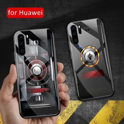 For Huawei P20 Lite Case Glass Back Cover Locked Image P30 Pro Case for Huawei P9 P10 Plus P20 P30 Pro P20 P30 Lite Case