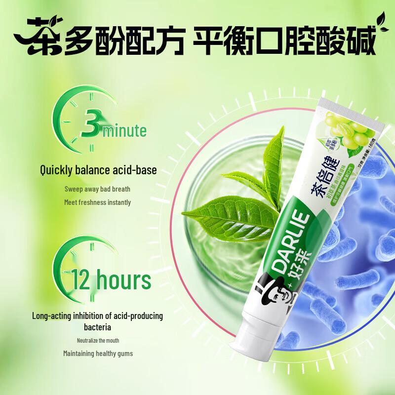 Darlie Tea Care Green Grape Flavor Toothpaste