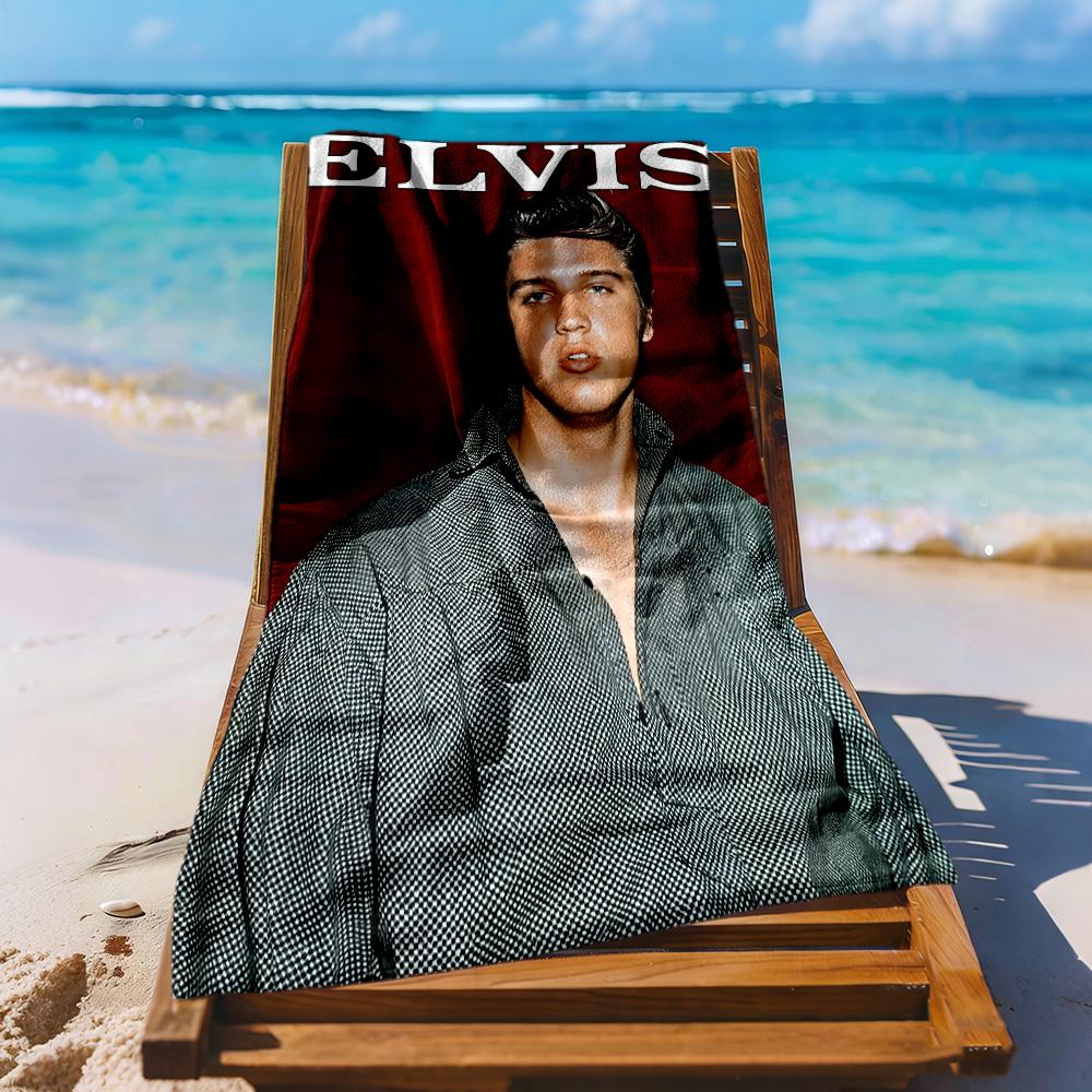 Elvis Beach Towel Quickdry Soft Microfiber Comfortable Lightweight