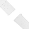 ERBORD Universal Silicone Strap 20mm, Tropic, White / Gold Buckle