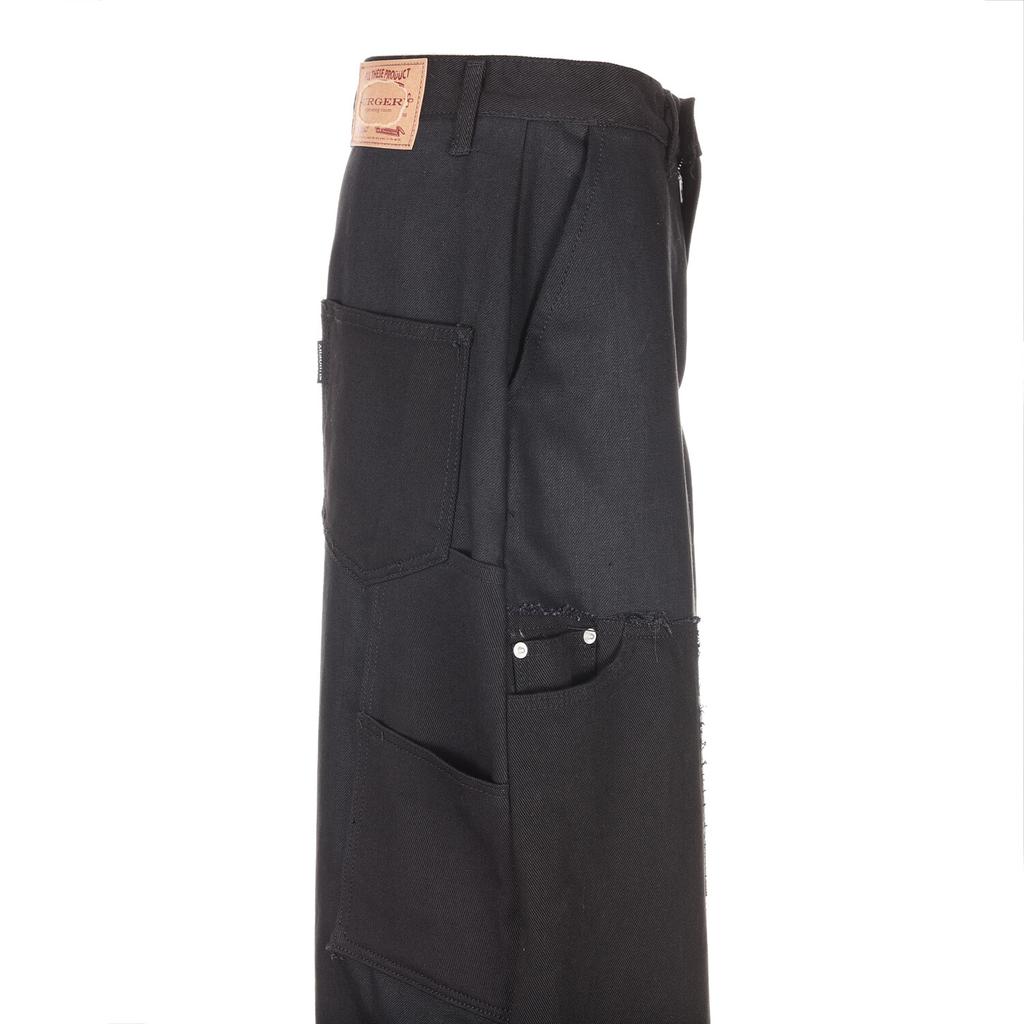 Surgery Rebuild Double Knee Jeans Black