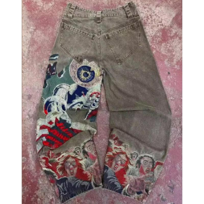Y2K Streetwear Baggy Denim Jeans Men