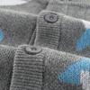 Fashion Children's Cardigan Boy's Knitted Sweater Baby Sweater Coat