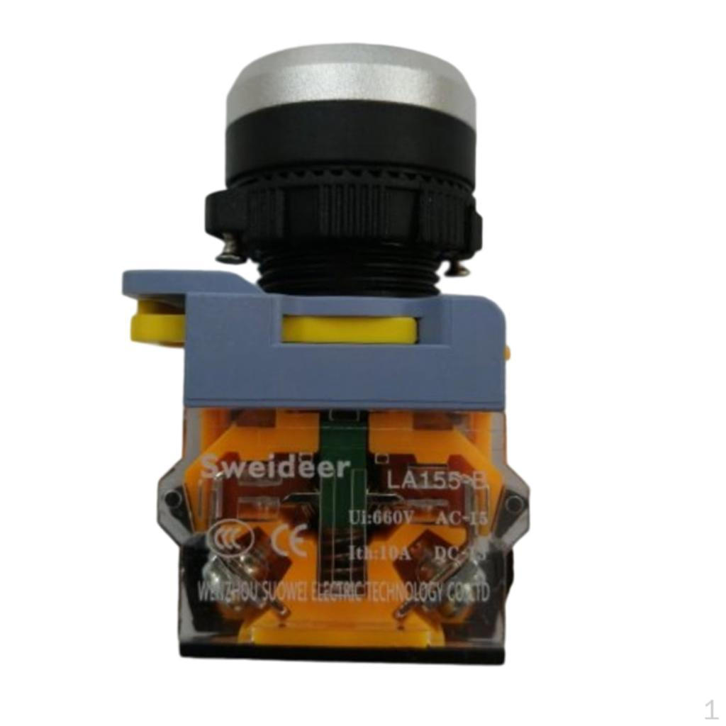 22mm A AC600V 1NC Momentary Push Button Switch Waterproof