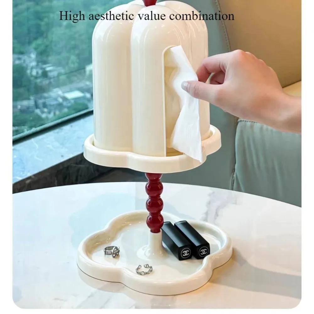 Tissue Box French Retro Advanced Feeling No Punching Required Tissue Boxs Living Room Multi Functional Creative Paper Carton Box