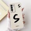 For Tecno Camon 18 CH6 CH6n 18P CH7 Cover Techno Camon 18T Case Simple Fashion Letters Pattern Design Silicone Shockproof Bumper